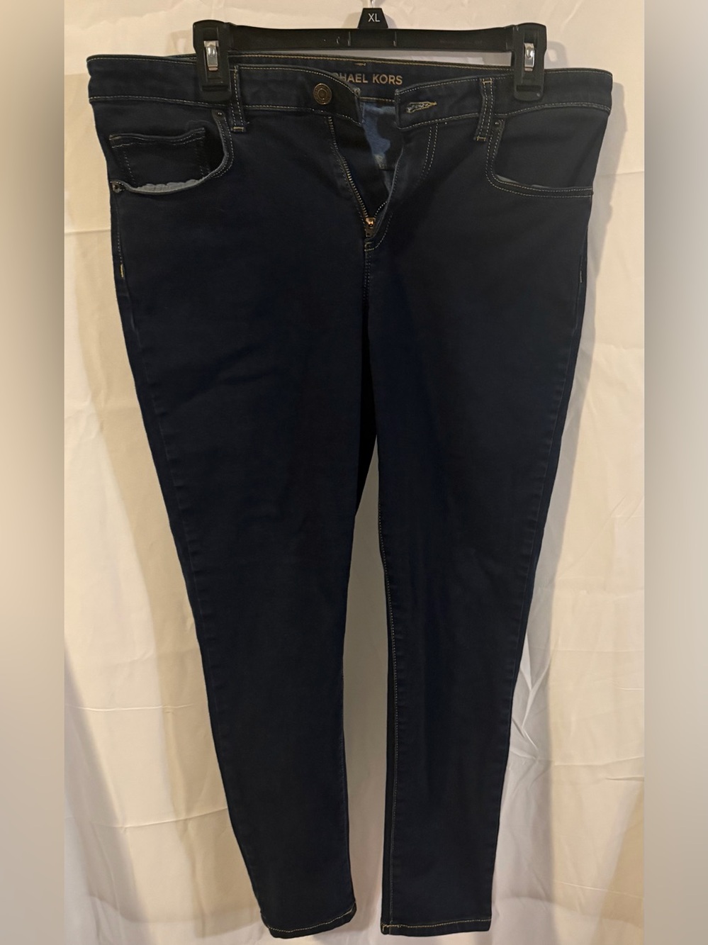 Michael Kors Navy Stretch Skinny Jeans